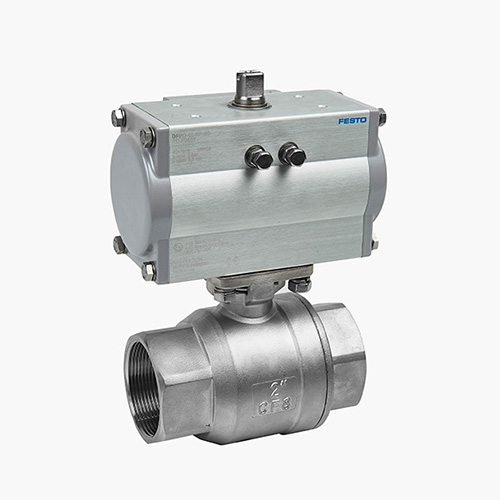 Two-piece Ball Valve With ISO511 Mounting Pad