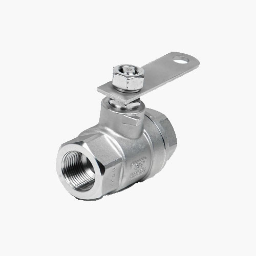 Two-piece ball valve without Mounting Pad