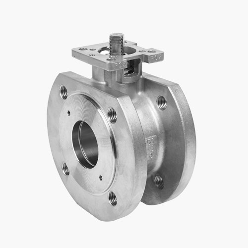 Wafer Flanged Ball Valve With ISO5211 Mounting Pad