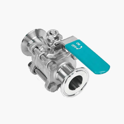 Three Piece Clamp Ball Valve