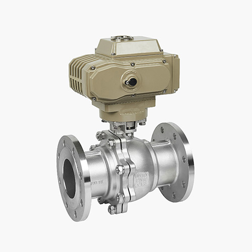 Two Piece High Paltform Flange Ball Valve